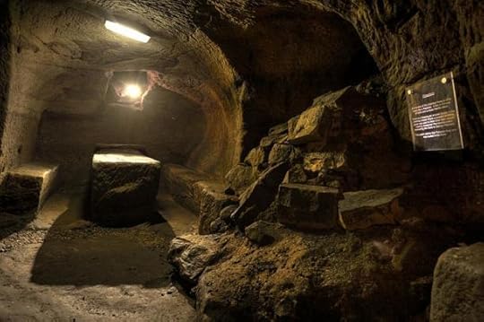 Inside Gilmerton Cove.