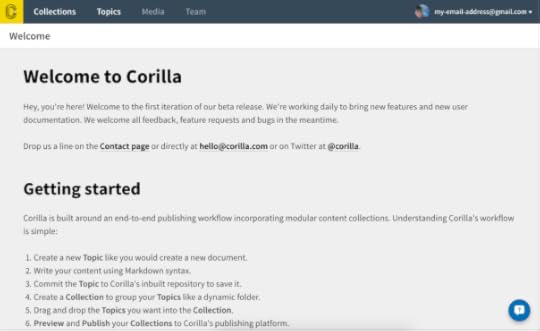 Corilla for technical writers