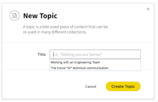 Corilla for technical writers