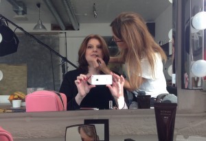 Jessica Wahlgren sminkade mig. Hon är oerhört talangfull. OERHÖRT.