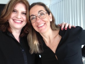 Fotograf Anna-Lena Ahlström och jag. Hon är så himla begåvad. Ska bli roligt att få visa bilderna!