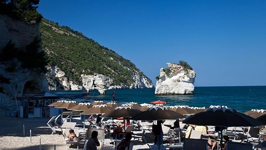 The beach at Baia die Faraglioni