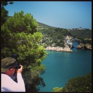 The drive to Vieste.