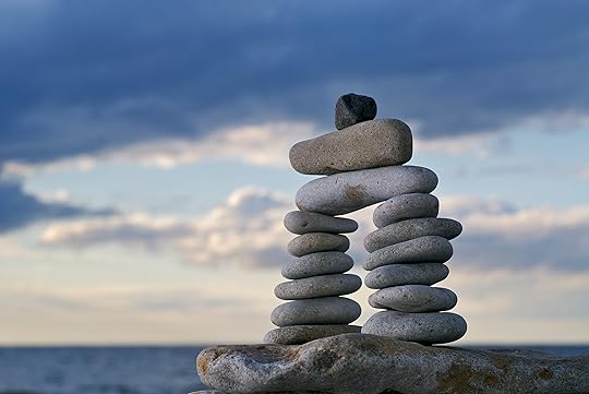 Staying grounded -- rock tower