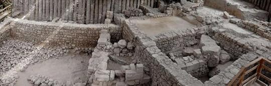 The Giv’ati parking lot in Jerusalem where the seals were discovered. The site has been identified as part of the City of David