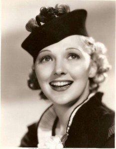 A photo of golden age movie actress Astrid Allwyn, mother of actress Vicki Fee.