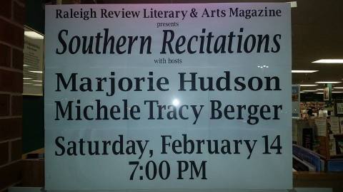 There's nothing like seeing a poster, in a bookstore, with your name on it!