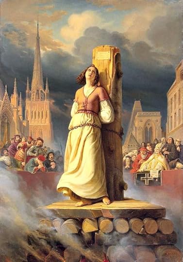 "Joan of Arc dies at the stake", painted in 1843 by German artist Hermann Anton Stilke (1803-1860). Hermitage Museum, St. Petersburg.