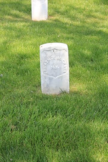 Lawrence McGrath. Cold Harbor National Cemetery (Damian Shiels)