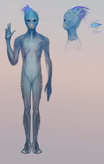 Blue Avian, one of the 5 races of the Sphere Being Alliance