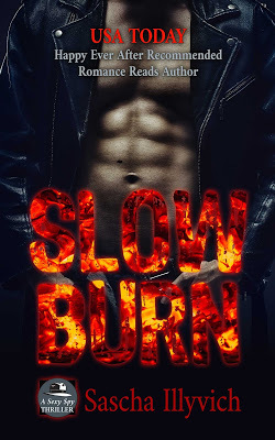 win Slow Burn by Sascha Illyvich spy thriller paranormal romance