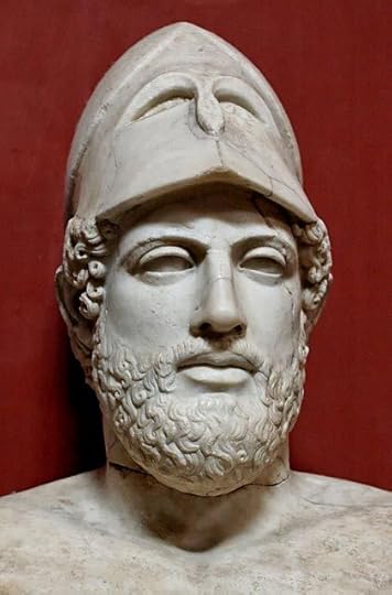 The temple was built under Pericles’s rule. Marble bust of Pericles, Roman copy after a Greek original from ca. 430 BC.