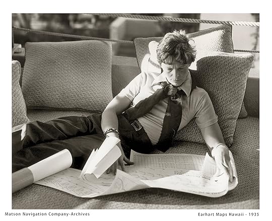 Earhart Maps Hawaii - 1935