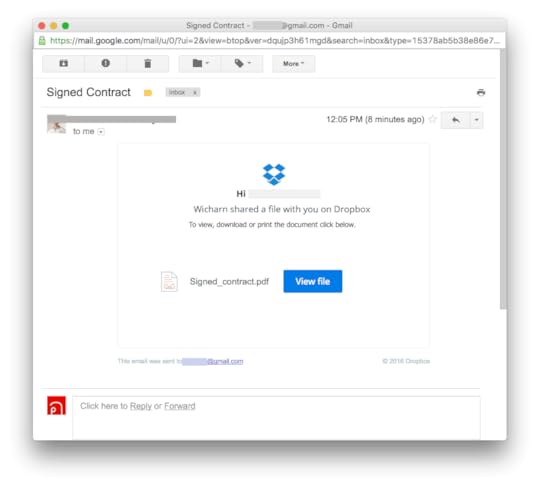 Dropbox phishing