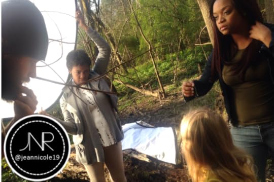 On set for The Unwanted.