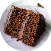 Slice of Moist Gluten-free Chocolate Cake