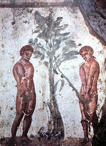 Early Christian depiction of Adam and eve (Wiki)