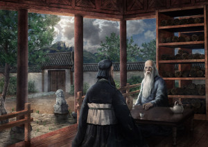 Confucius meets Lao-tzu