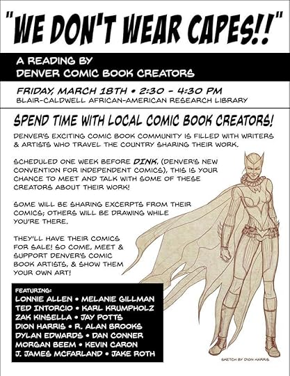 comics reading at Blair Caldwell African American Research Library