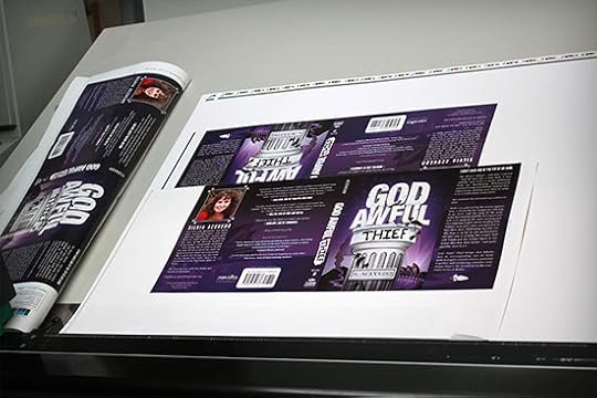 GOD AWFUL THIEF jacket print
