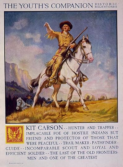 A 1922 depiction of Kit Carson. A legend in his own lifetime, his legacy endured until the late 20th Century. He was a likely attendee at the Fort Union St. Patrick's Day ball in 1866 (Library of Congress)
