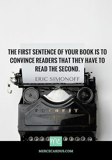 Eric Simonoff on writing