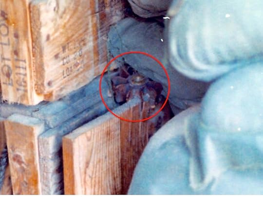 The mortar round that caught Jeff Davis Picture courtesy Bob Christenson