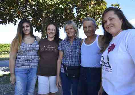 Renato and Dina Cigliuti with daughters, Claudia and Silvia, and Claudia's daughter, Giulia (left).