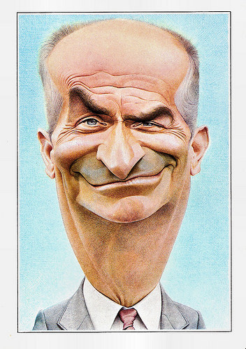 Louis de Funès by Jean Mulatier