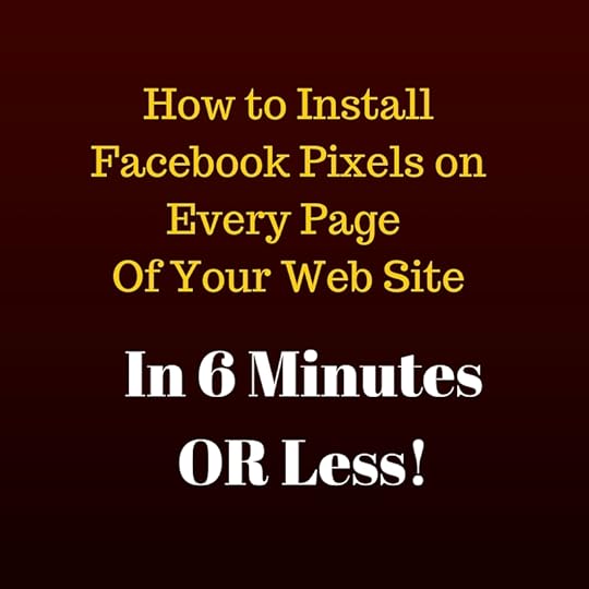 install facebook ad pixels in 6 minutes or less