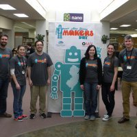 The NJ Makers Day team at the Piscataway Public Library.