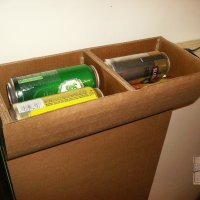 10 cans full per side