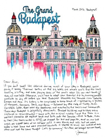 Travel Letter March 2016 Budapest AINE SMAINE