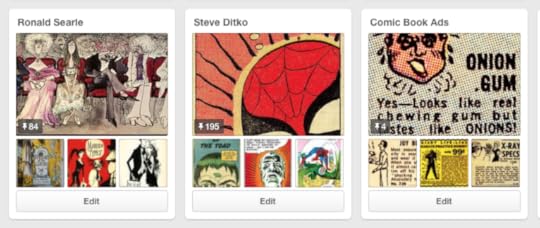 Jeffrey Zeldman's Pinterest (excerpt)