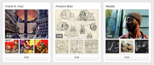 Jeffrey Zeldman's Pinterest (excerpt)