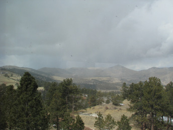 spring snow flurry