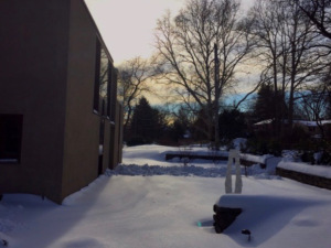 Esherick House in the snow