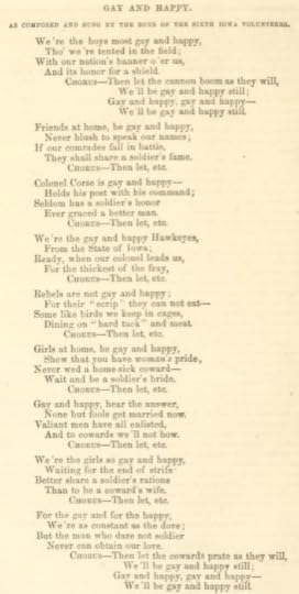6th Iowa Infantry version of Gay and Happy