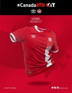 The new Canada kits were unveiled Friday.
