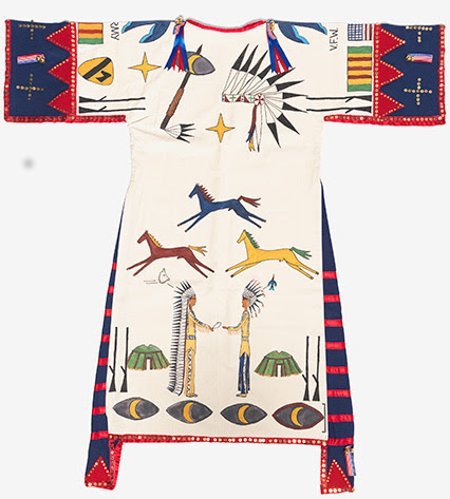 Narrative art among Native nations. Photo by R.A. Whiteside, NMAI. (26/8817)