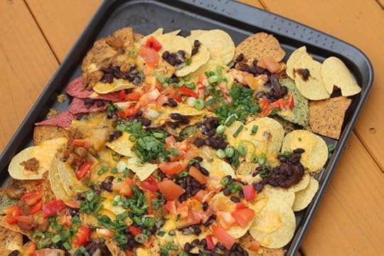 Masala Black Bean Nachos