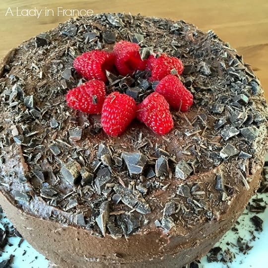 gluten-free vegan chocolate raspberry cake