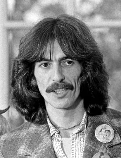 Famous Birthdays Today, February 25: Black-and-white shot of a man in his early thirties, George Harrison, with mustache and long, dark hair. More details Black-and-white shot of a man in his early thirties, George Harrison, with mustache and long, dark hair.. Source: Gerald R. Ford Presidential Library and Museum - A2428-14A . Author: David Hume Kennerly