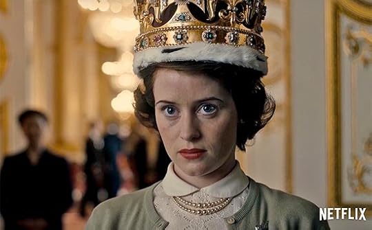 Claire Foy as Queen Elizabeth II of England in The Crown TV show