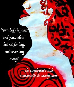 Emmanuelle de Maupassant quote - Twitter sized