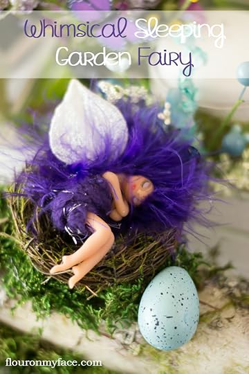 Make this DIY Whimsical Sleeping Garden Fairy via flouronmyface.com