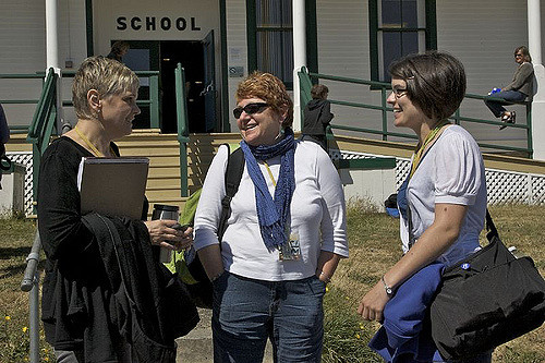 Writers connect at the Port Townsend Writers Conference (Photo Credit: Centrum Foundation)