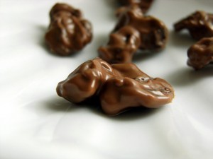 chocolate raisins