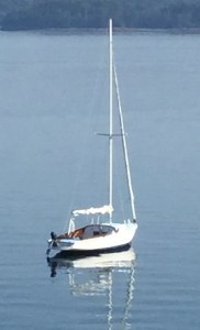 Salty Tails at mooring