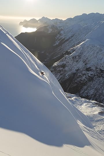 The spines of Alaska offer a unique skiing experience. Skier: Christopher Steiner Courtesy: Silverton Mountain Guides, Scott DW Smith